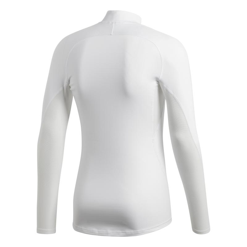 Adidas Tech-Fit Undertrøye m/hals Hvit Voksen - Bilde 2
