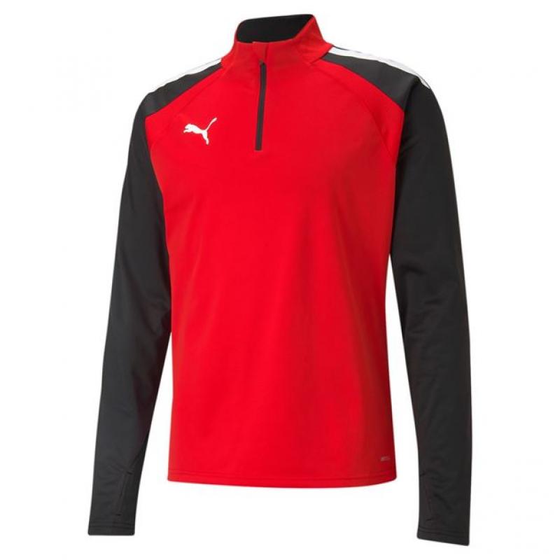 Puma TeamLIGA 1/4 Zip Treningsgenser Rød Barn