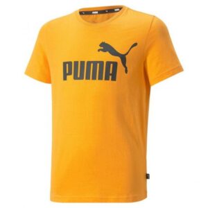 Puma Essentials Logo T-skjorte Oransje Barn