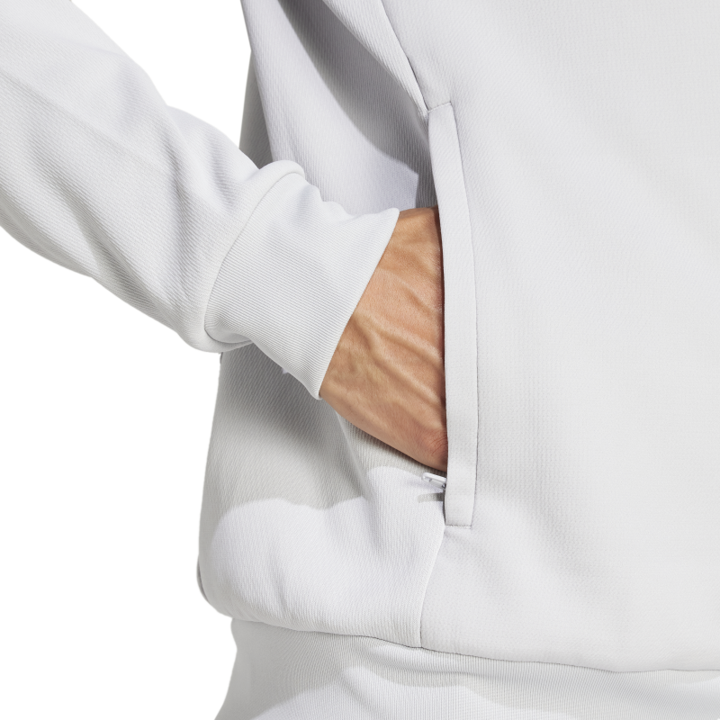 Adidas Tiro25 TechFleece Jakke Hvit/Grå Voksen - Bilde 4