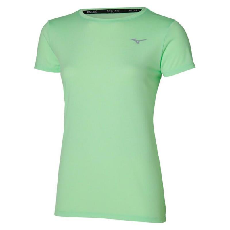 Mizuno Impulse Core T-skjorte Neongrønn Dame